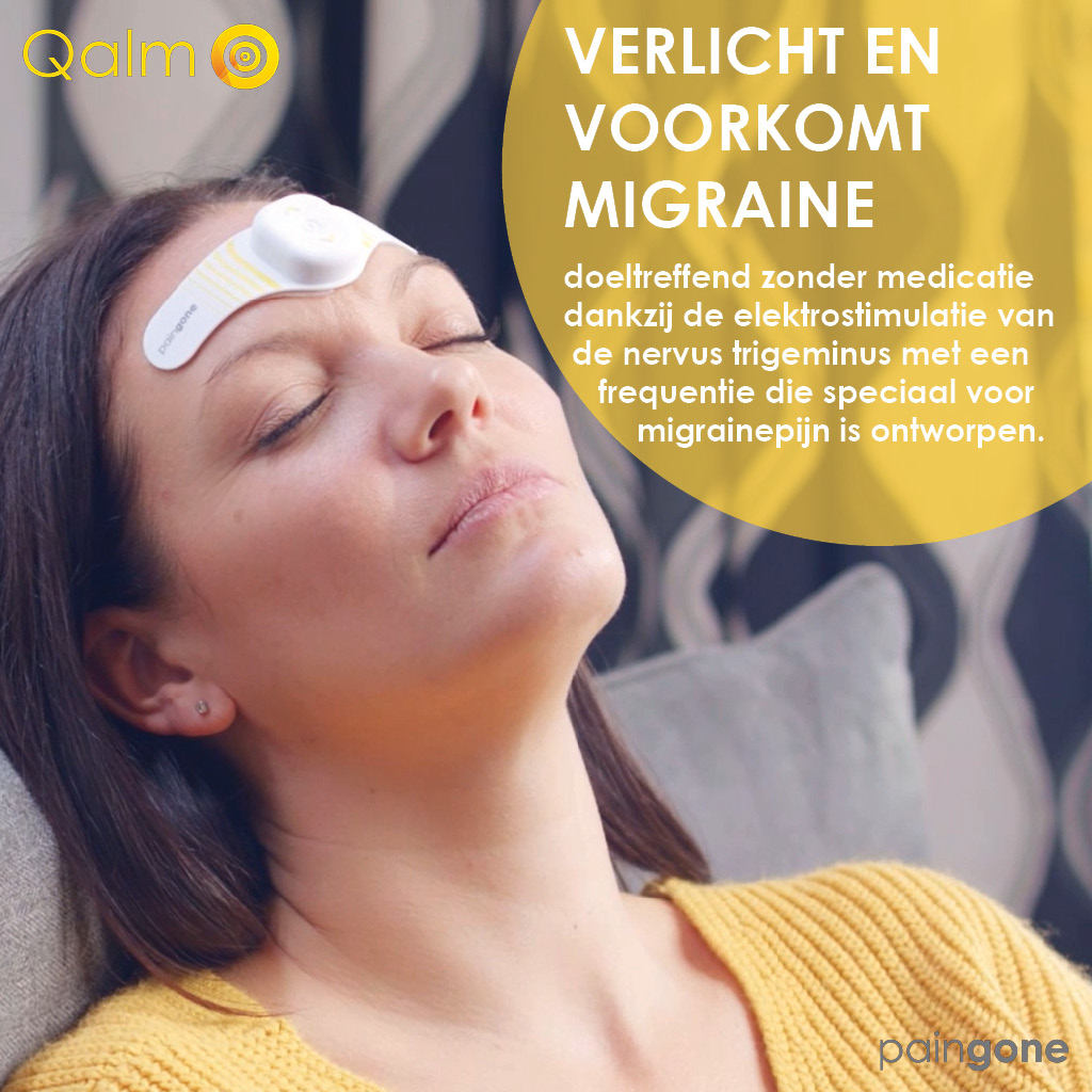 Paingone Qalm_Verlicht en voorkomt migraine