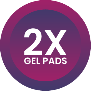Purple 2 x Gel Pads Messaging