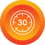 Orange icon 30 minute timer